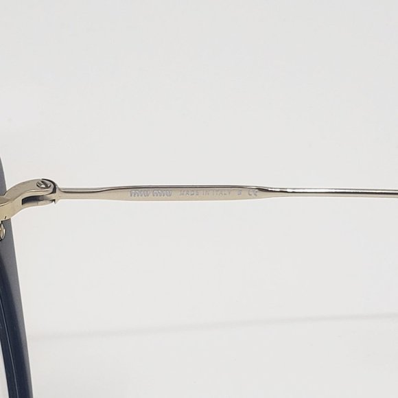 Miu Miu Black/Gold Cat Eye glasses VMU 05P 1AB-1O1 - Picture 5 of 6